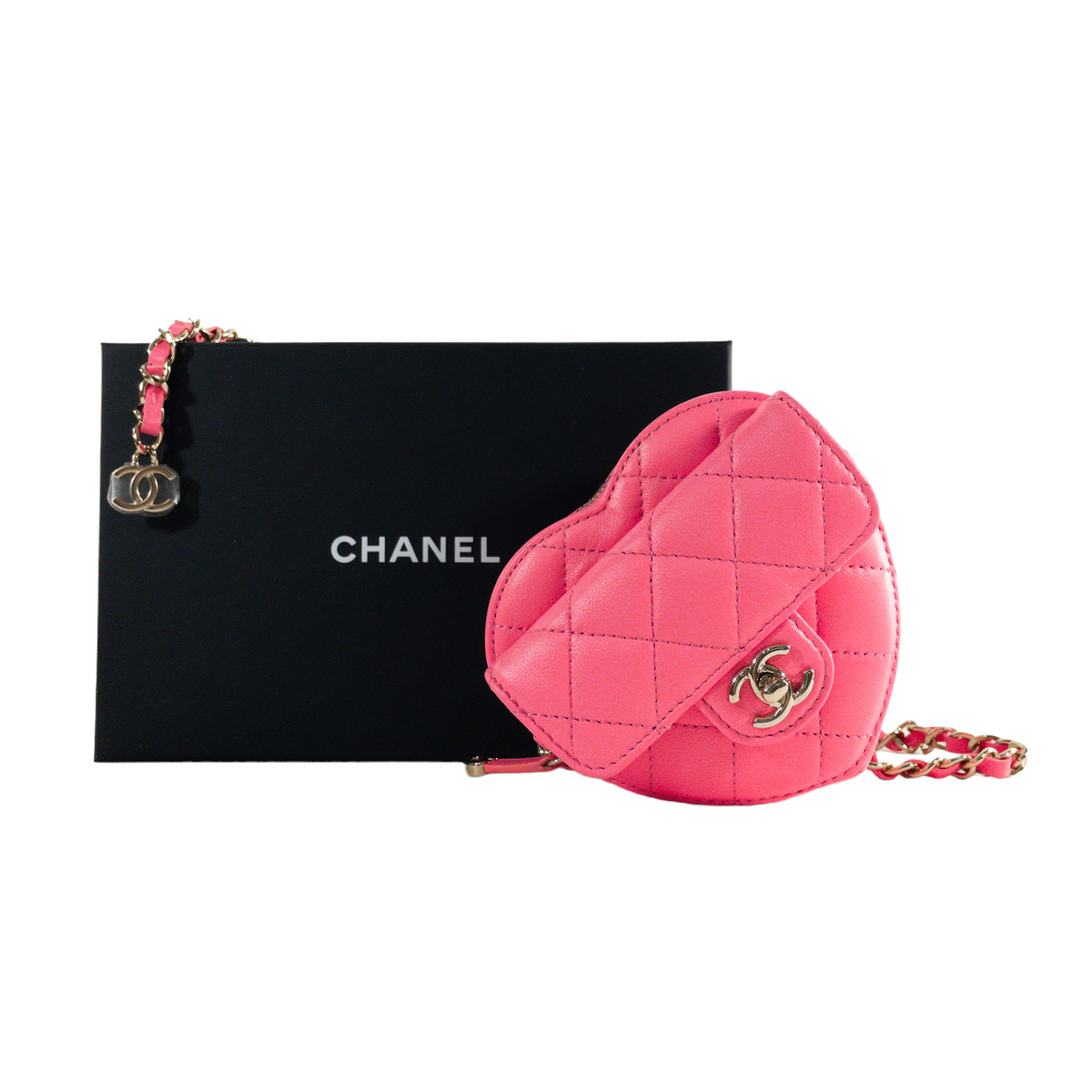 CHANEL Pink Waist-bag Mini NEW With Tags For Sale at 1stDibs