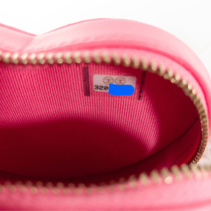 Chanel Pink Mini Heart Belt Bag