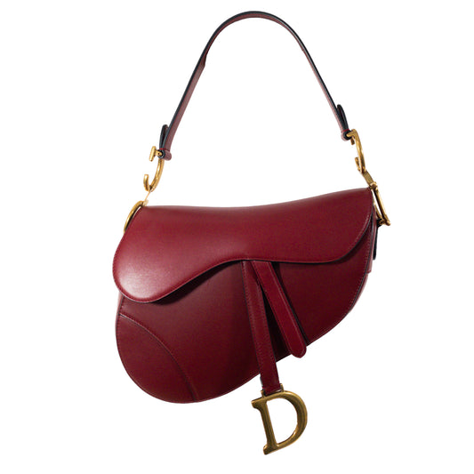 Dior Leather Medium Saddle Bag