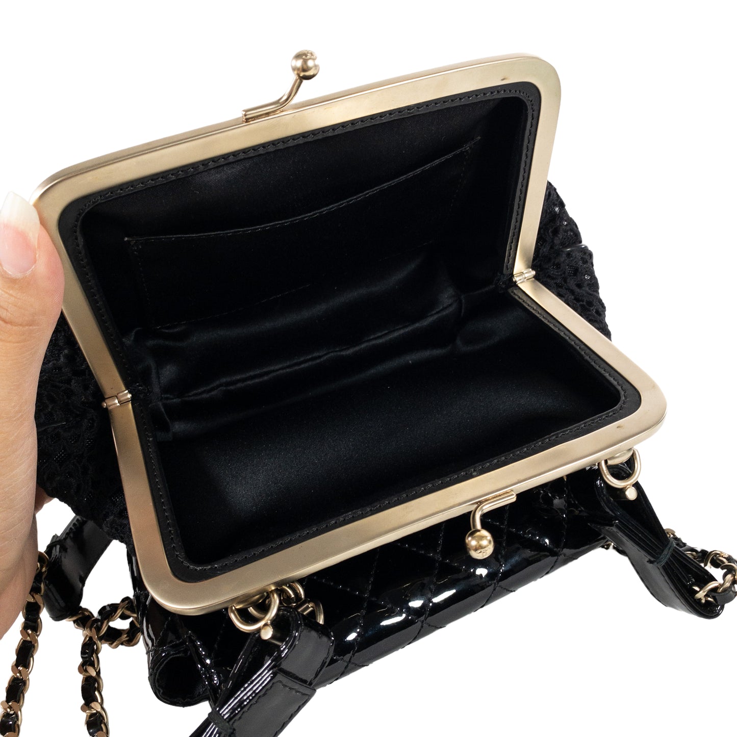 Chanel Twin Chain Evening Bag