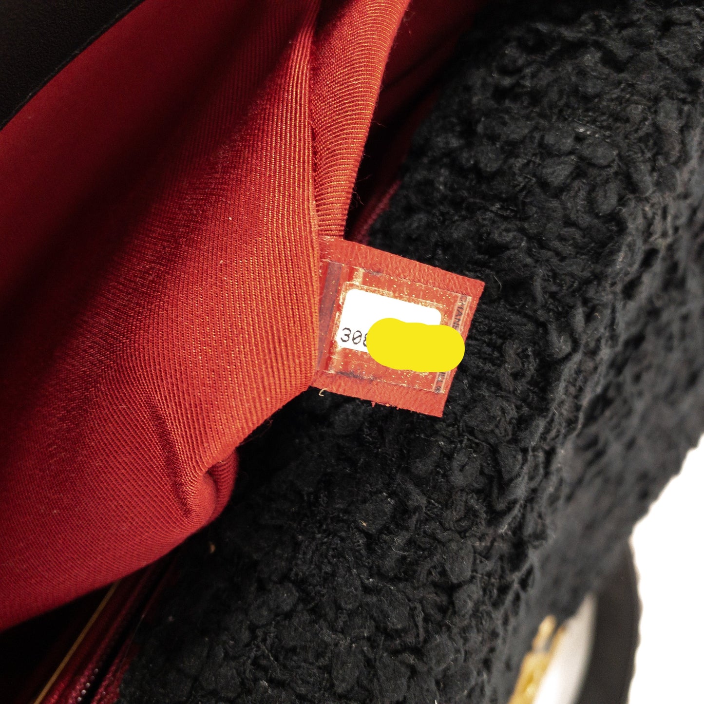 Chanel Black Tweed Large 19