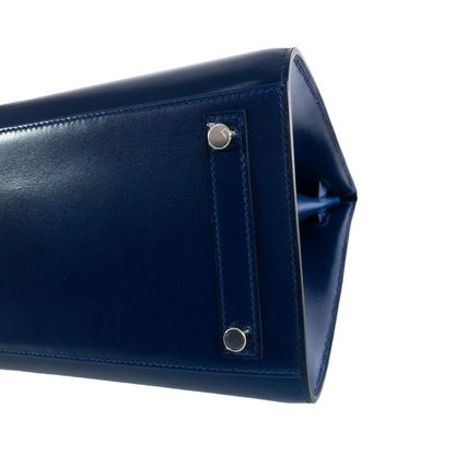 Hermes Blue Saphir Sellier Birkin 30
