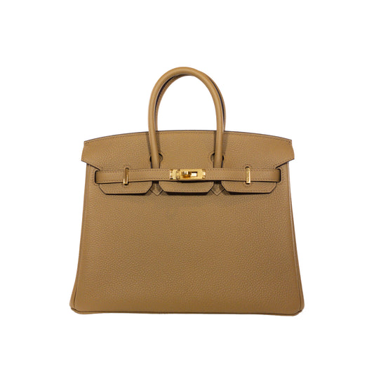 Hermes Biscuit Birkin 25 Togo GHW
