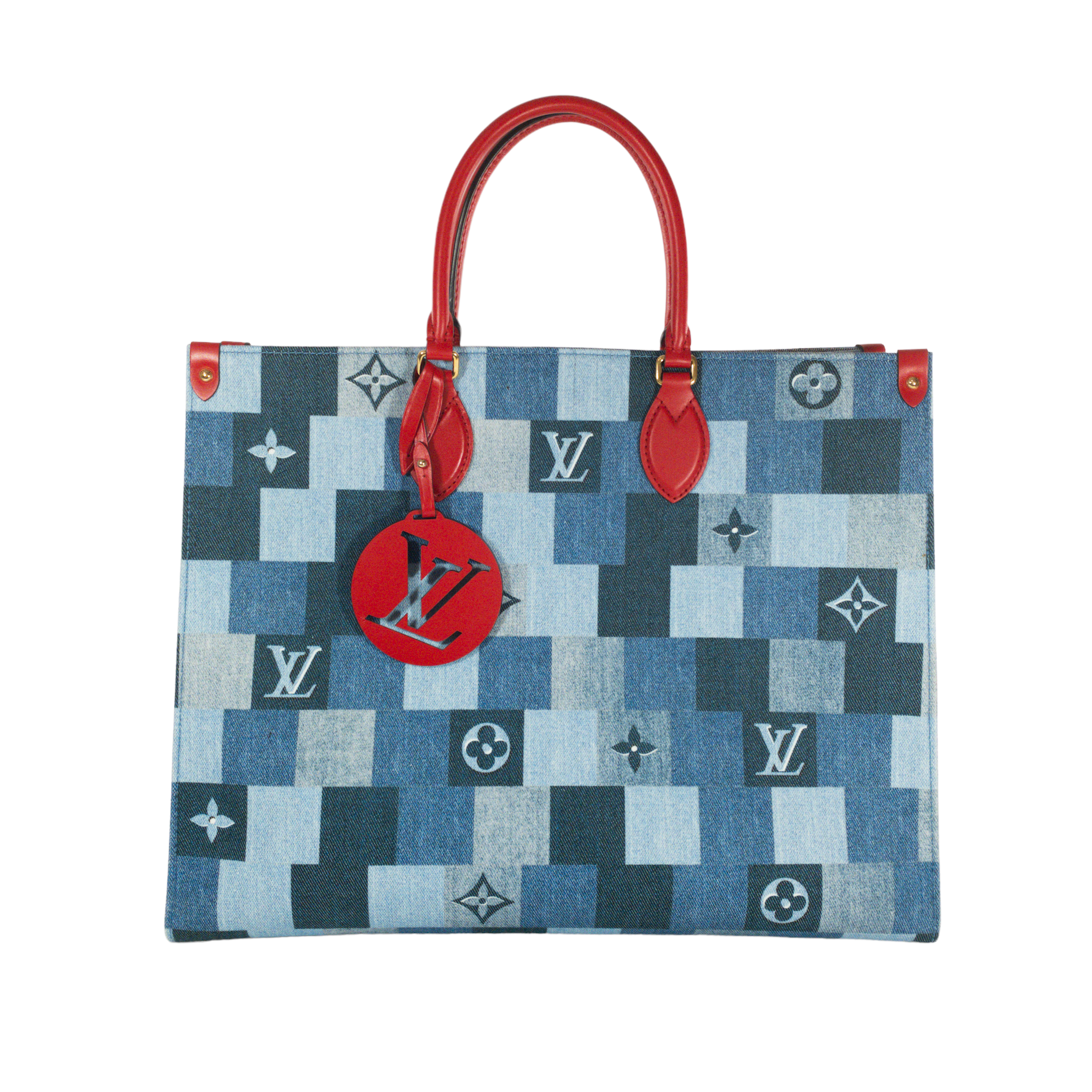 Louis Vuitton Bag Authentic Louis Vuitton Denim Patchwork 