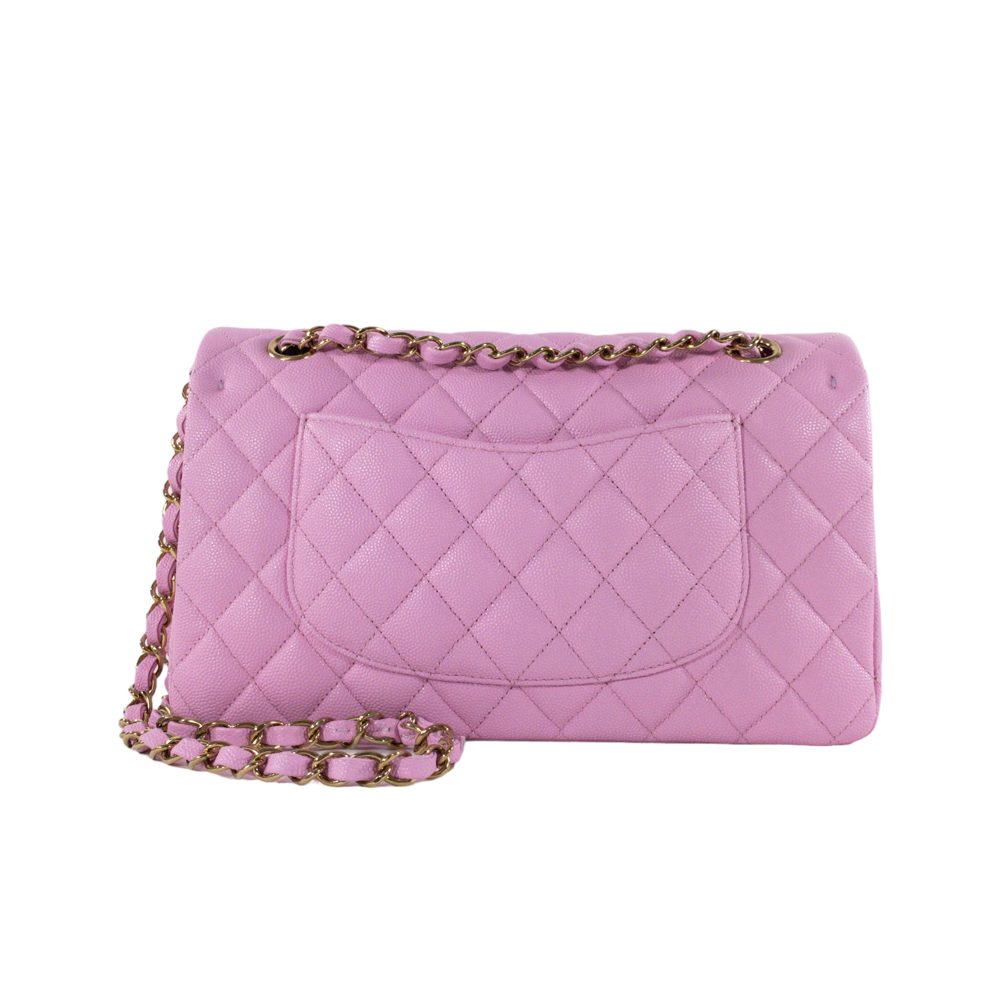 Chanel Pink Caviar Medium Flap GHW