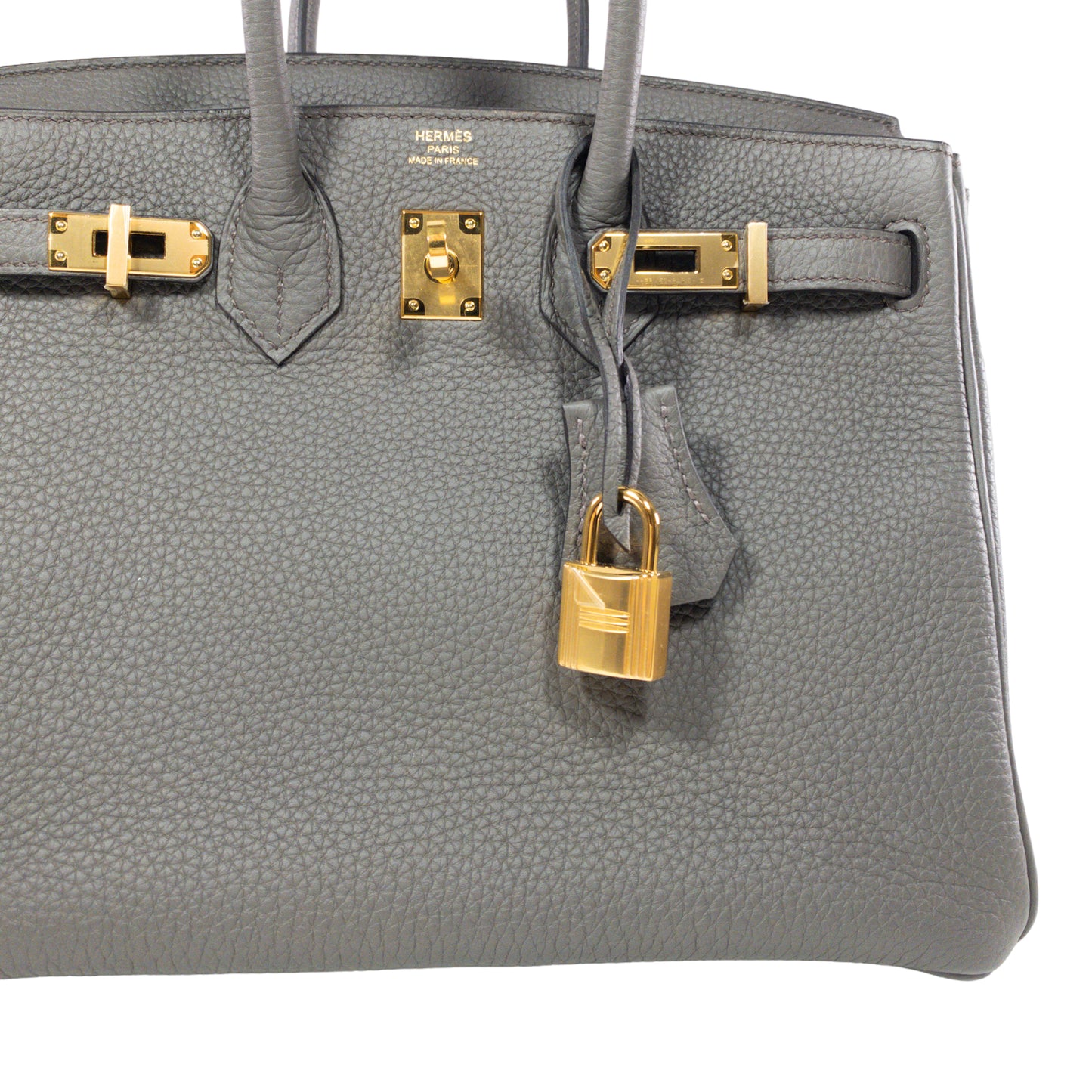 Hermes Birkin 25 Etain Togo GHW