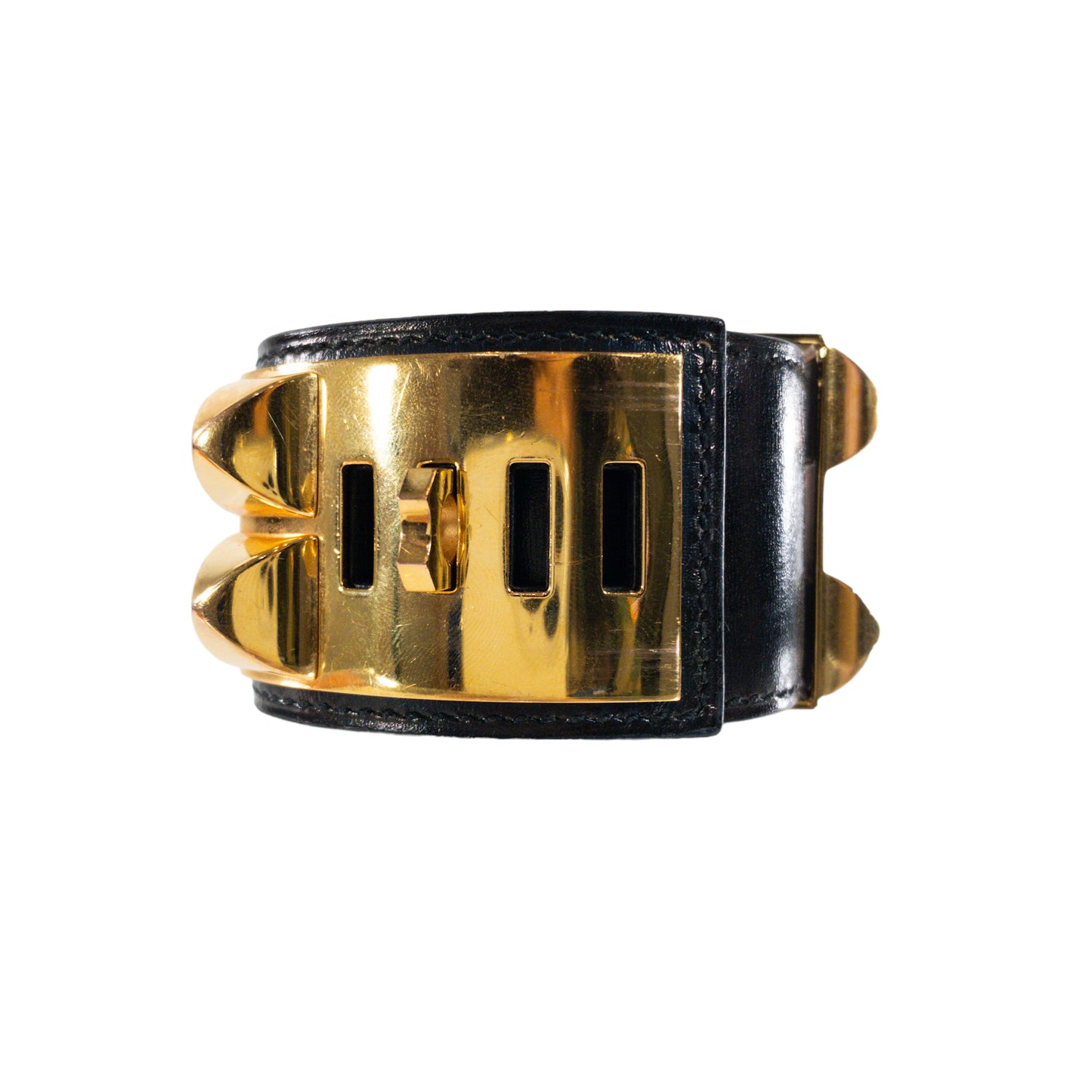 Hermes Black CDC Collier de Chien GHW