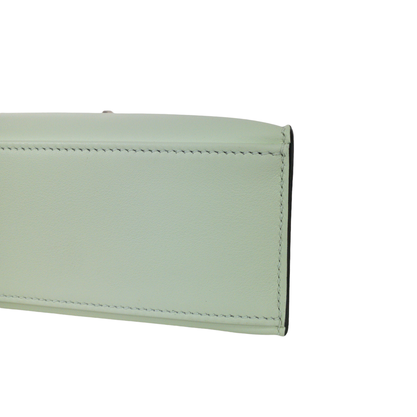 Hermes Kelly Pochette Vert Fizz PHW