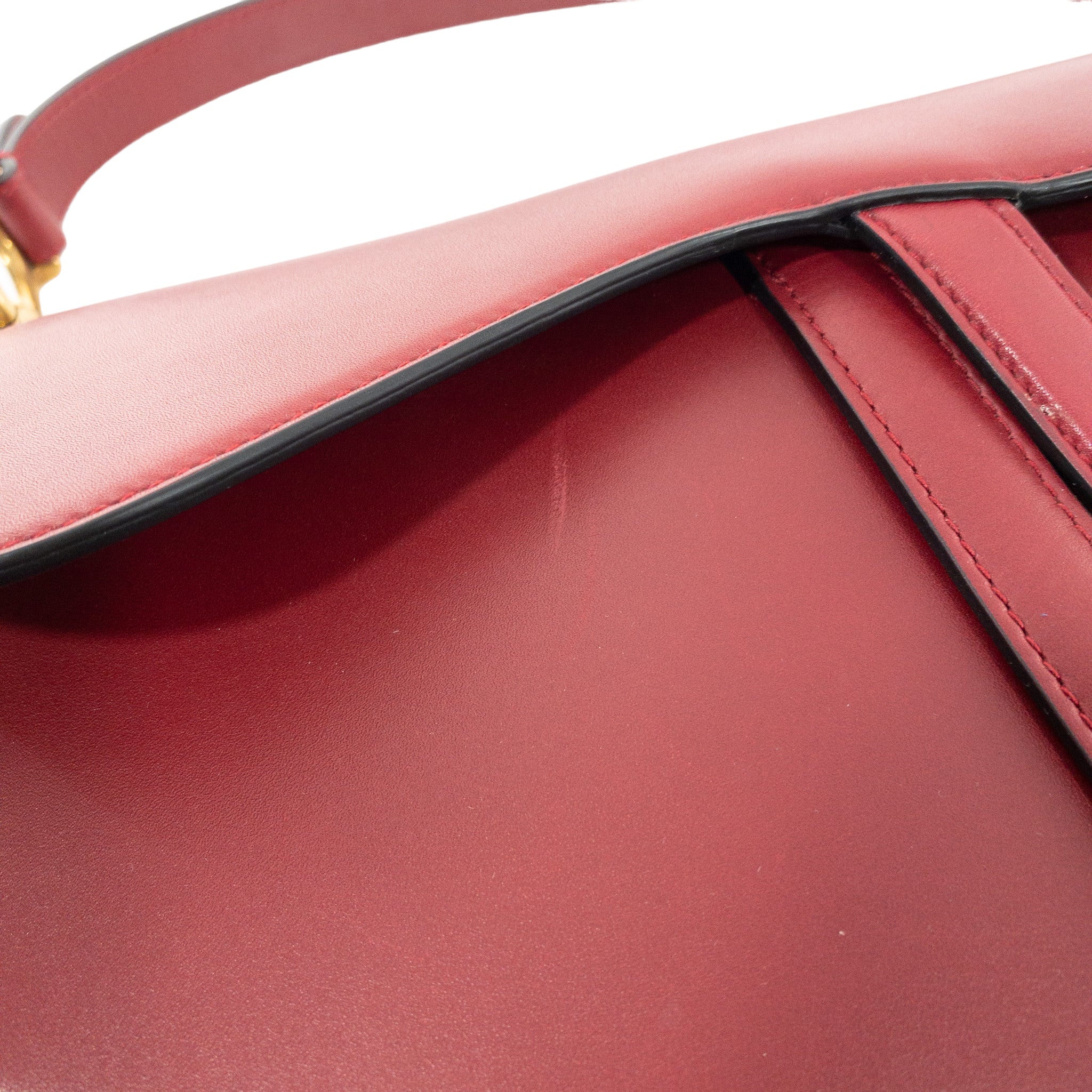 Dior Leather Medium Saddle Bag