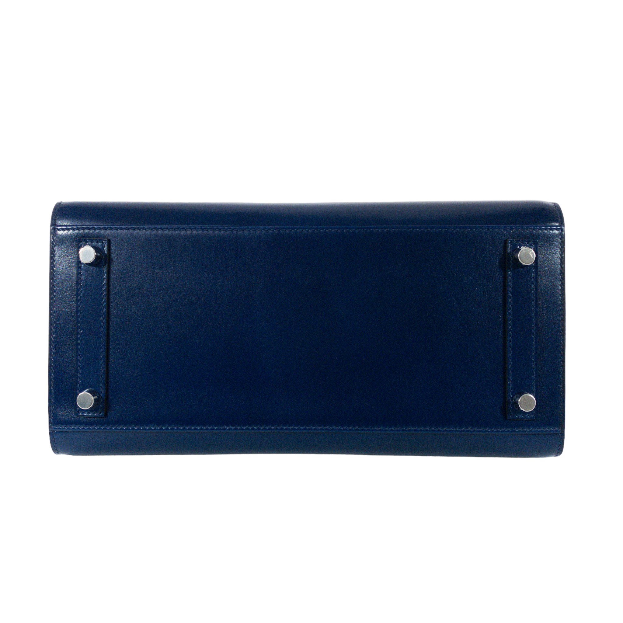 Hermes Blue Sapphire Sellier Birkin 30