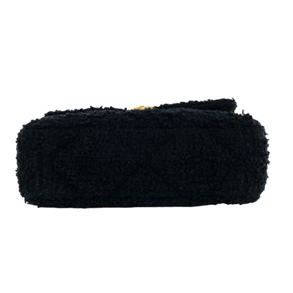 Chanel Black Tweed Large 19