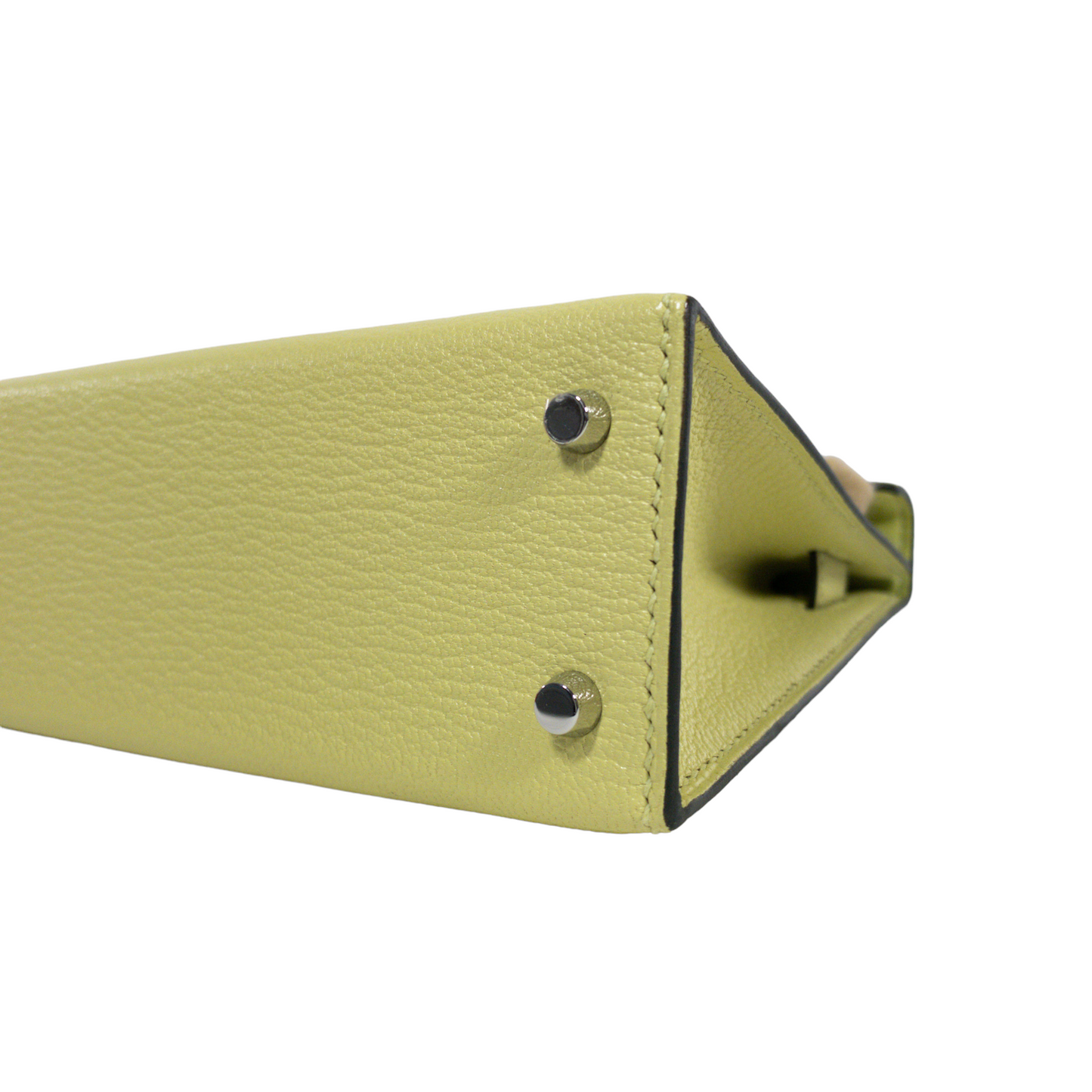 Hermes Mini Kelly Jaune Bourgeon PHW